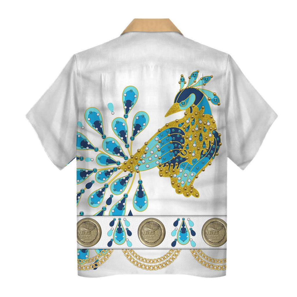 Gearhomie Elvis Presley Peacock Outfit Costume Hoodie Sweatshirt T-Shirt Sweatpants - DucG