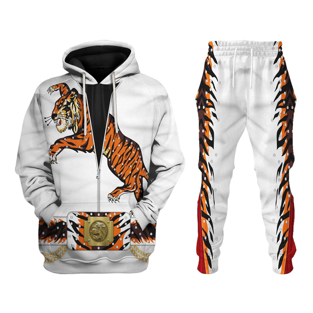 Gearhomie Elvis Presley Tiger Costume Hoodie Sweatshirt T-Shirt Sweatpants - DucG