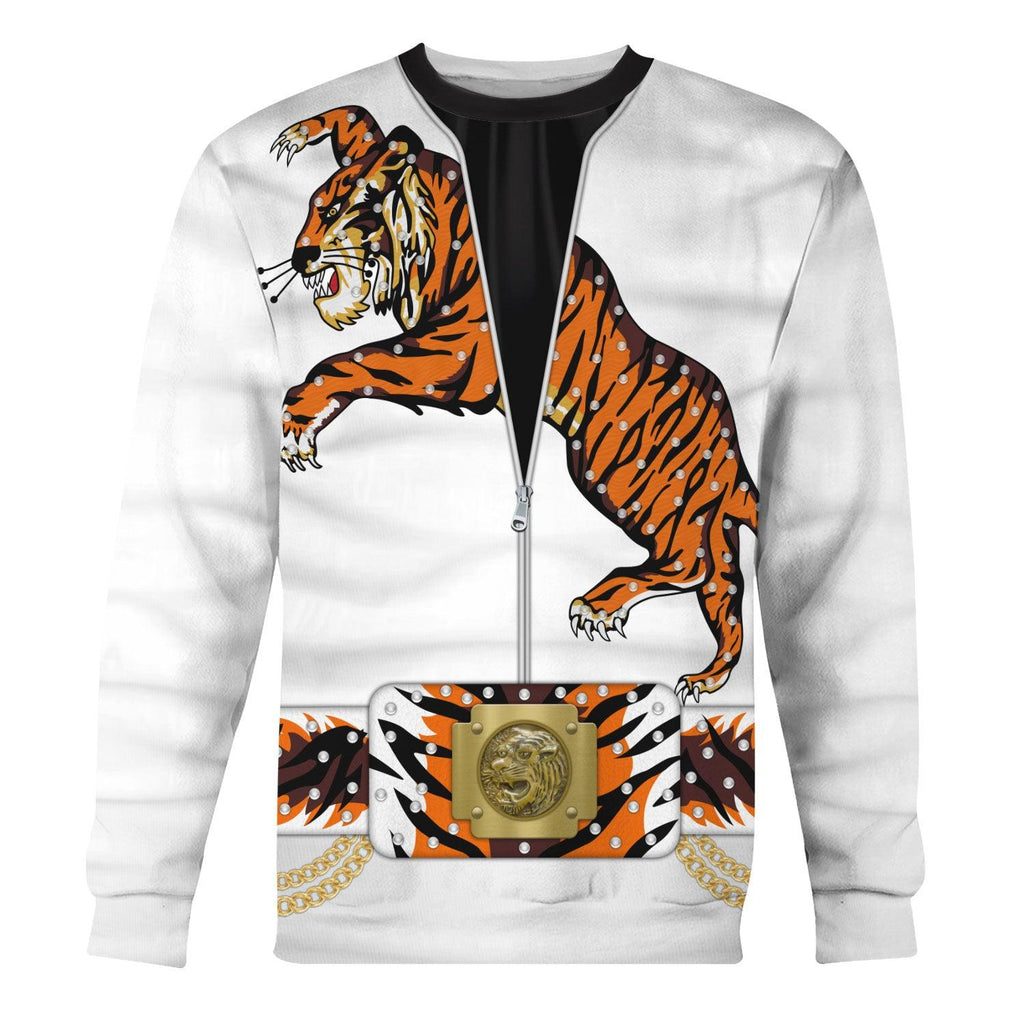 Gearhomie Elvis Presley Tiger Costume Hoodie Sweatshirt T-Shirt Sweatpants - DucG