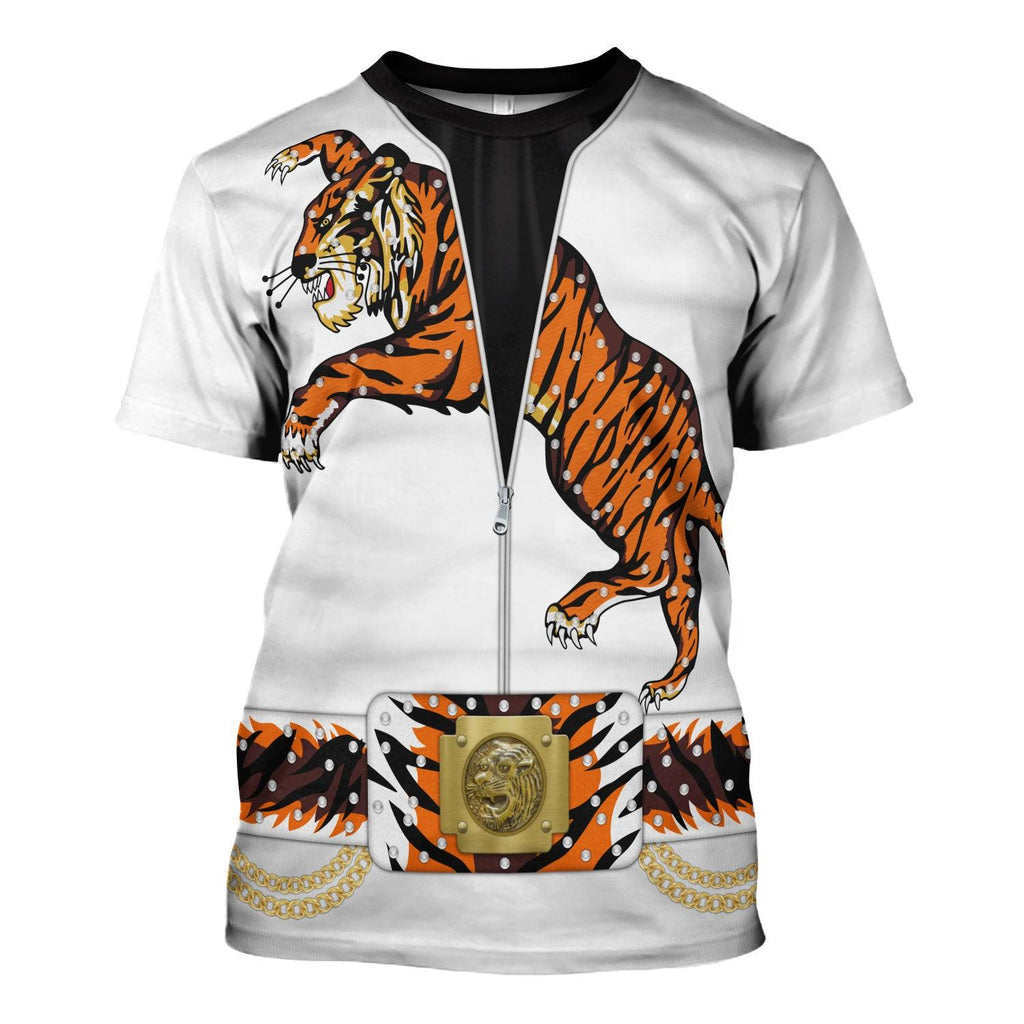 Gearhomie Elvis Presley Tiger Costume Hoodie Sweatshirt T-Shirt Sweatpants - DucG