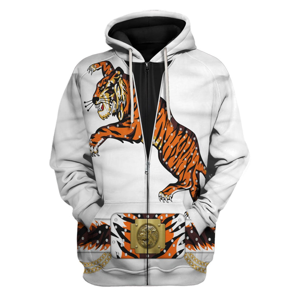 Gearhomie Elvis Presley Tiger Costume Hoodie Sweatshirt T-Shirt Sweatpants - DucG