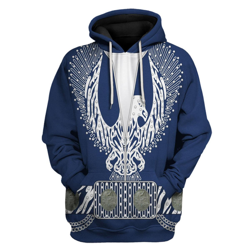 Gearhomie Elvis Silver Phoenix Costume Hoodie Sweatshirt T-Shirt Sweatpants - Gearhomie.com