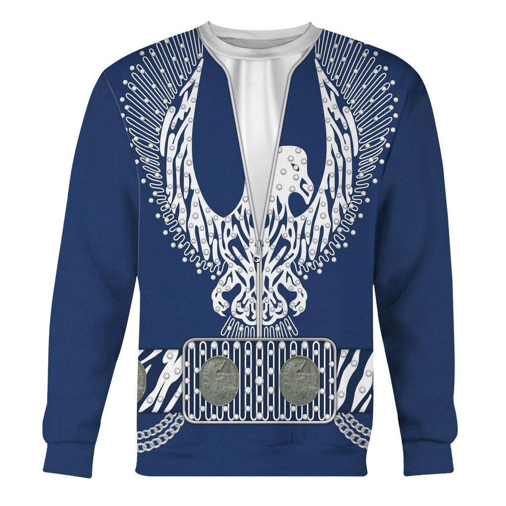 Gearhomie Elvis Silver Phoenix Costume Hoodie Sweatshirt T-Shirt Sweatpants - Gearhomie.com