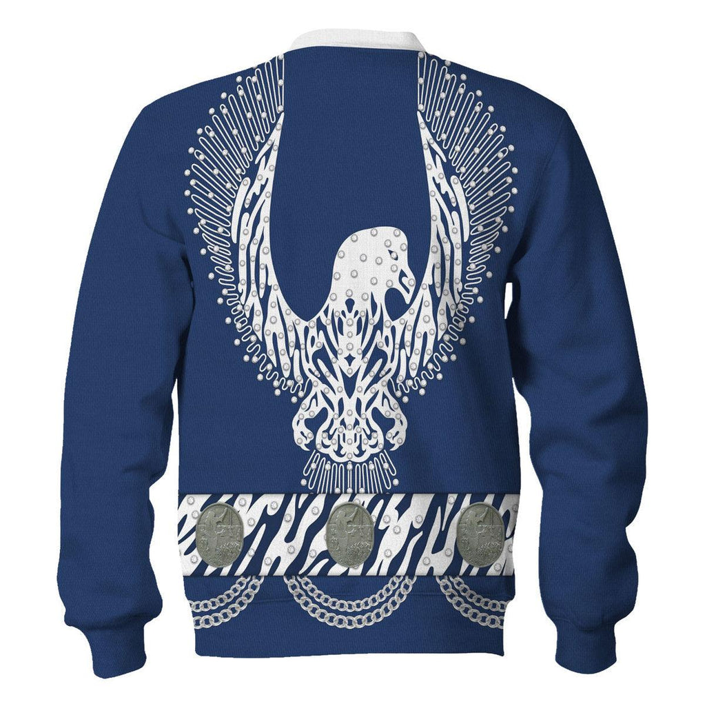 Gearhomie Elvis Silver Phoenix Costume Hoodie Sweatshirt T-Shirt Sweatpants - Gearhomie.com