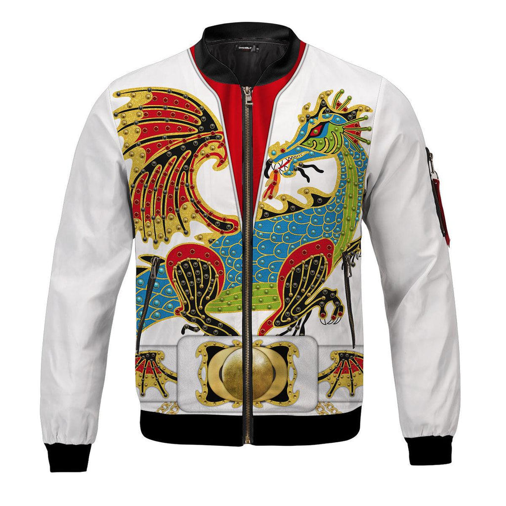 Gearhomie Elvis The Dragon Bomber Jacket - Gearhomie.com