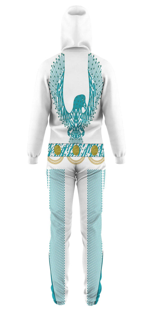 Gearhomie Elvis Turquoise Phoenix jumpsuit Costume - Gearhomie.com