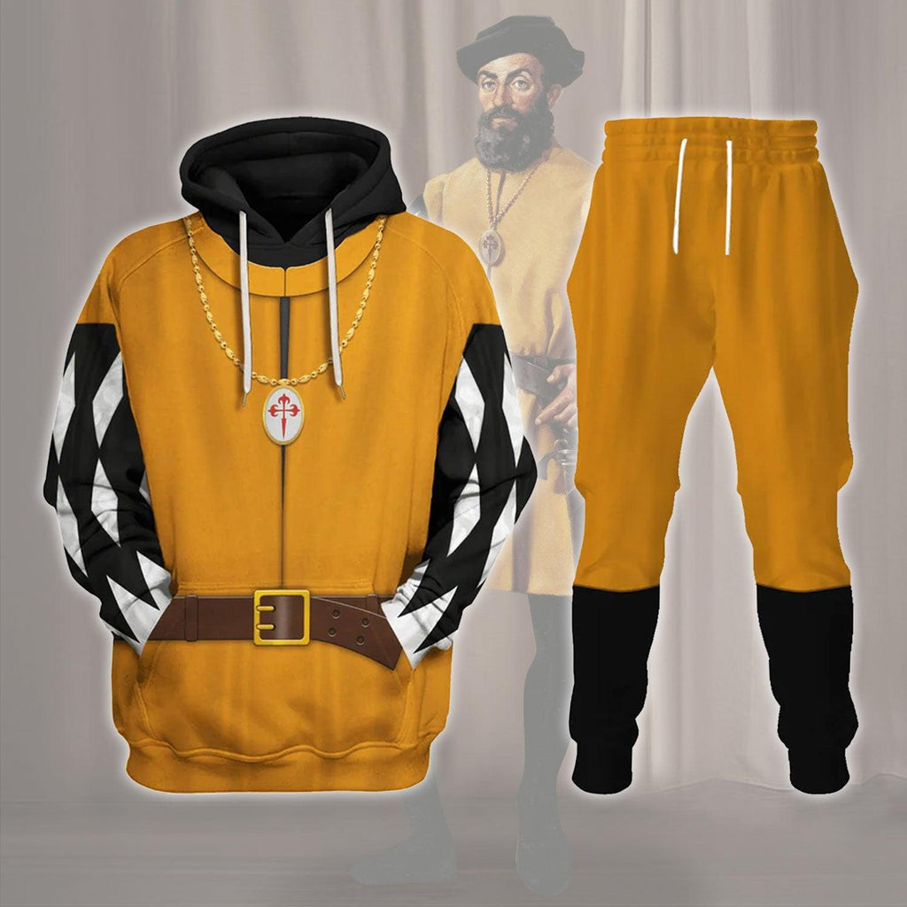 Gearhomie Explorer Ferdinand Magellan Costume Hoodie Sweatshirt T-Shirt Tracksuit - Gearhomie.com