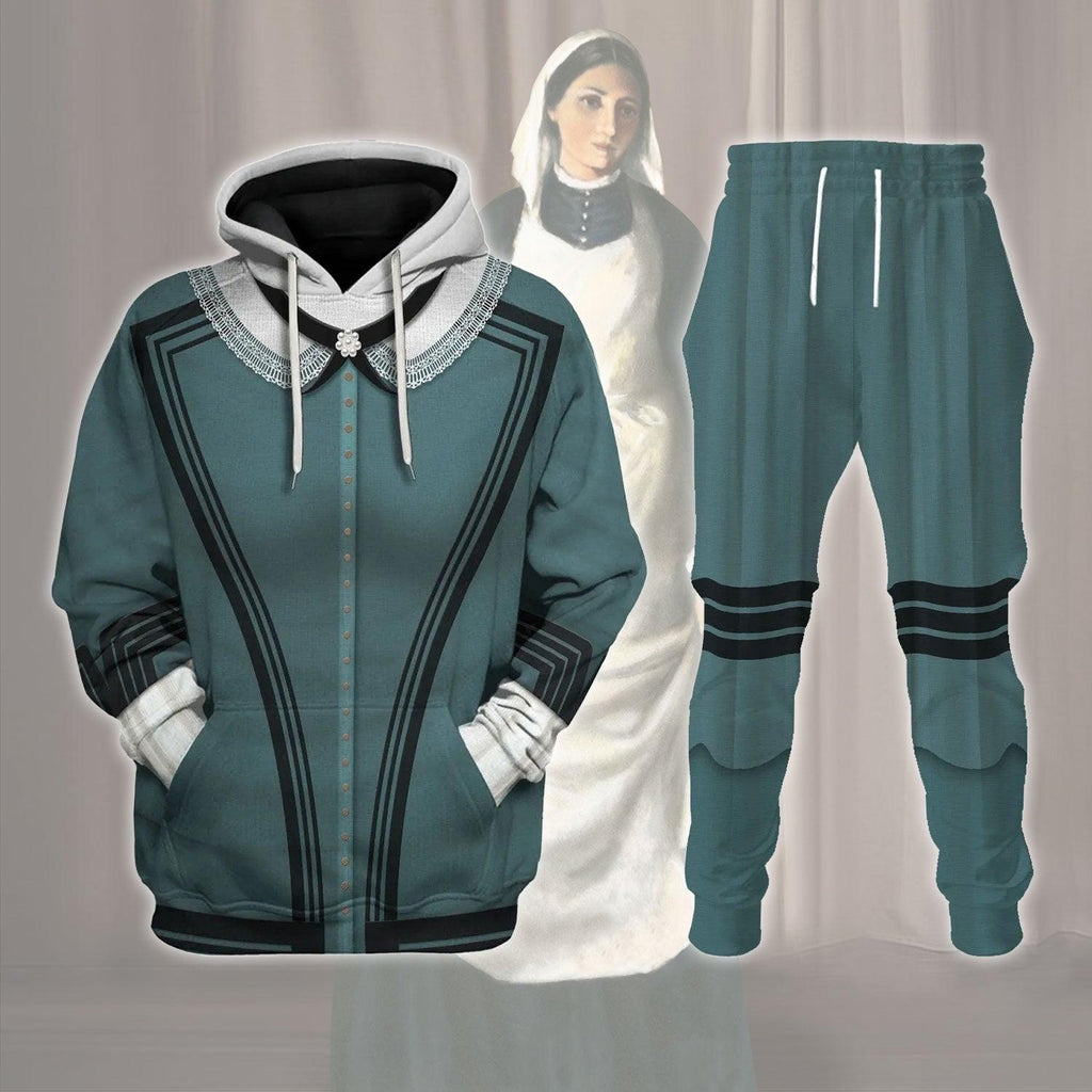 Gearhomie Florence Nightingale Costume Hoodie Sweatshirt T-Shirt Tracksuit - Gearhomie.com