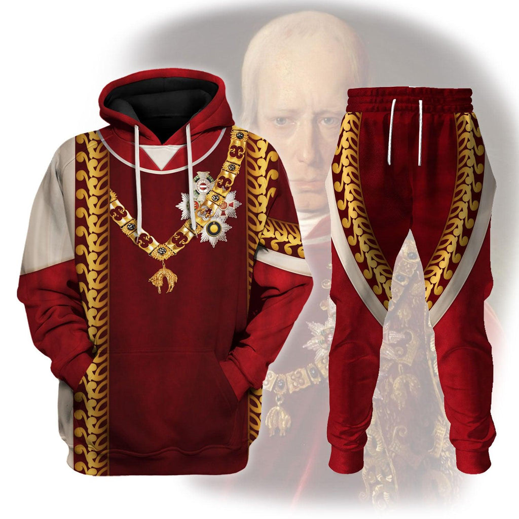 Gearhomie Francis II, Holy Roman Emperor Hoodie Sweatshirt T-Shirt Tracksuit - Gearhomie.com