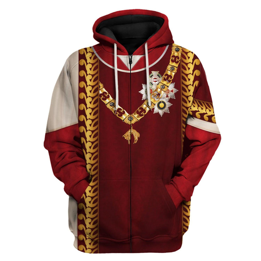 Gearhomie Francis II, Holy Roman Emperor Hoodie Sweatshirt T-Shirt Tracksuit - Gearhomie.com