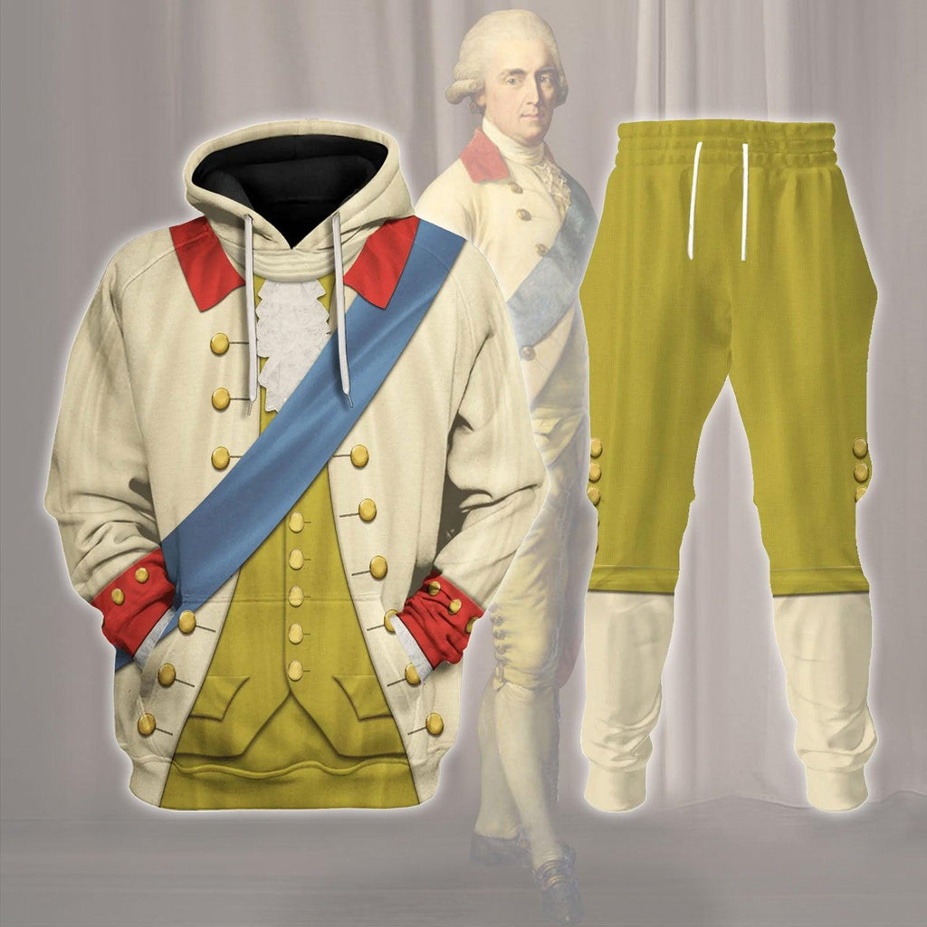 Gearhomie Frederick Augustus I of Saxony Costume Hoodie Sweatshirt T-Shirt Tracksuit - Gearhomie.com