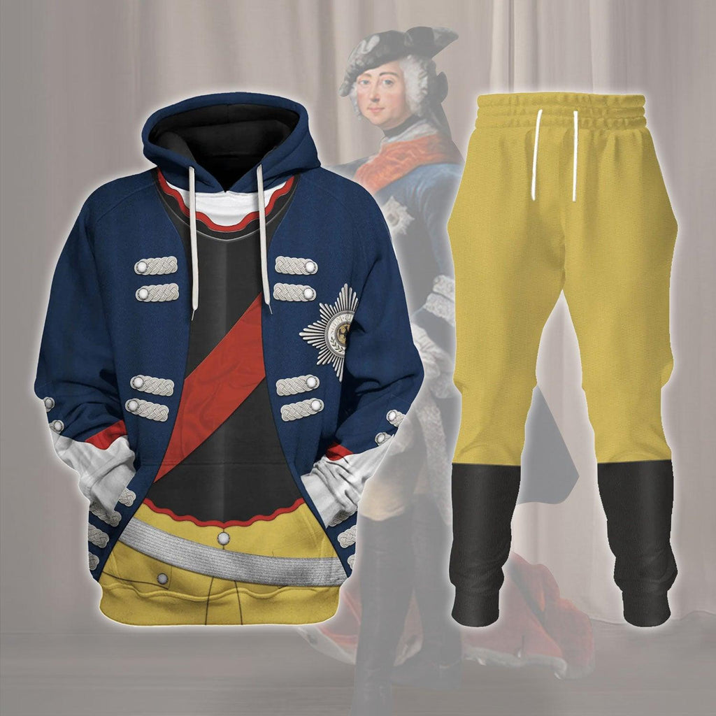 Gearhomie Frederick The Great King of Prussia Costume Hoodie Sweatshirt T-Shirt Tracksuit - Gearhomie.com