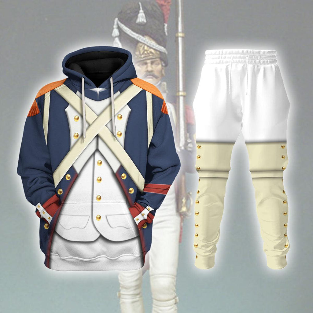 Gearhomie French Imperial Guard Grenadier Costume Hoodie Sweatshirt T-Shirt Tracksuit - Gearhomie.com