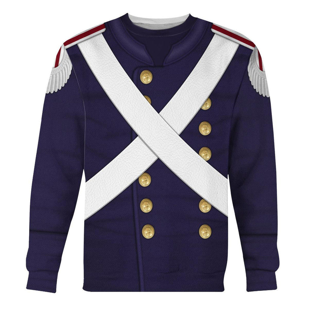 Gearhomie French Imperial Guard-Young Guard Fusalier-Campaign Dress-1815 Uniform All Over Print Hoodie Sweatshirt T-Shirt Tracksuit - DucG