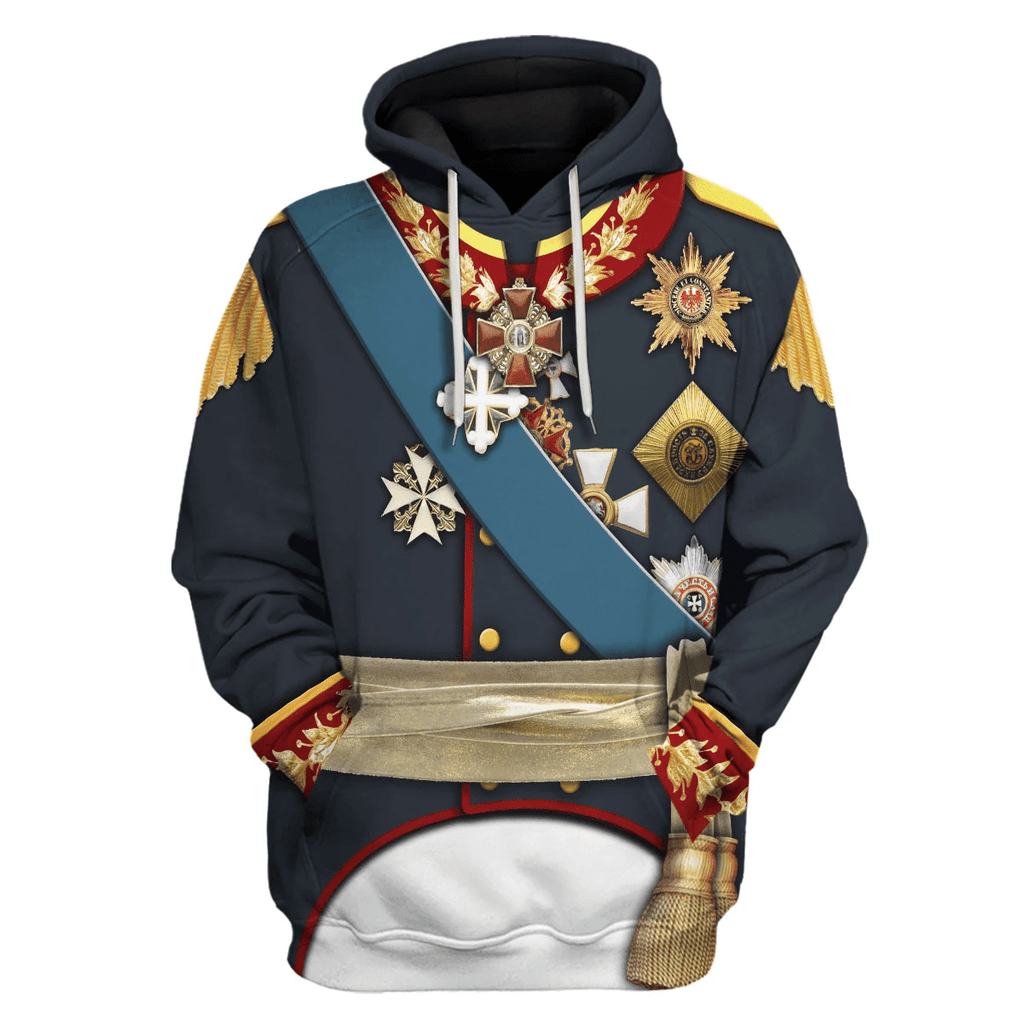 Gearhomie General Prince Pyotr Bagration Costume Hoodie Sweatshirt T-Shirt Tracksuit - Gearhomie.com