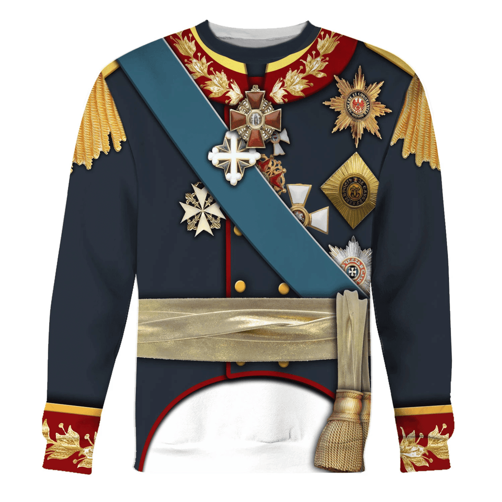 Gearhomie General Prince Pyotr Bagration Costume Hoodie Sweatshirt T-Shirt Tracksuit - Gearhomie.com