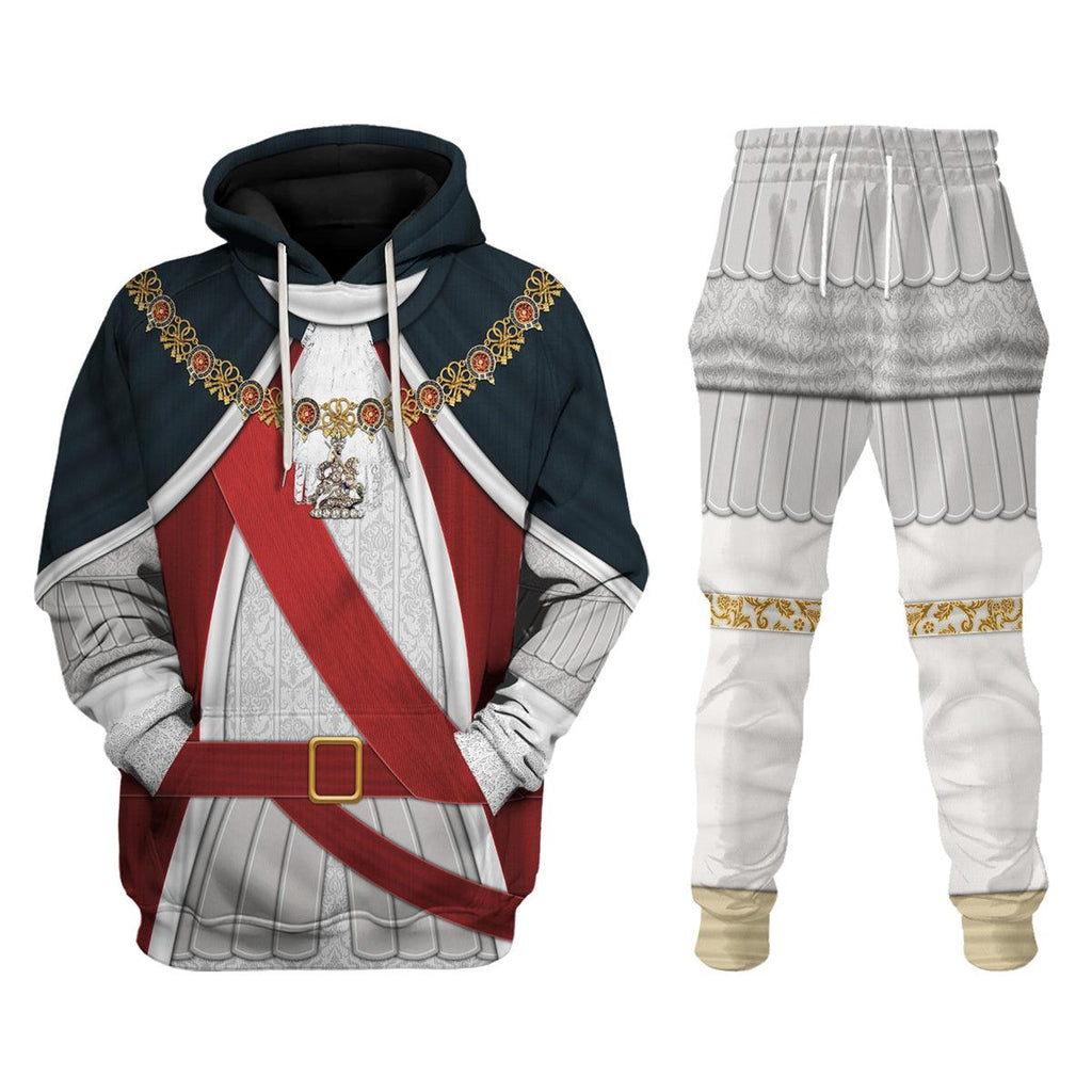 Gearhomie George I of England Costume Hoodie Sweatshirt T-Shirt Tracksuit - Gearhomie.com