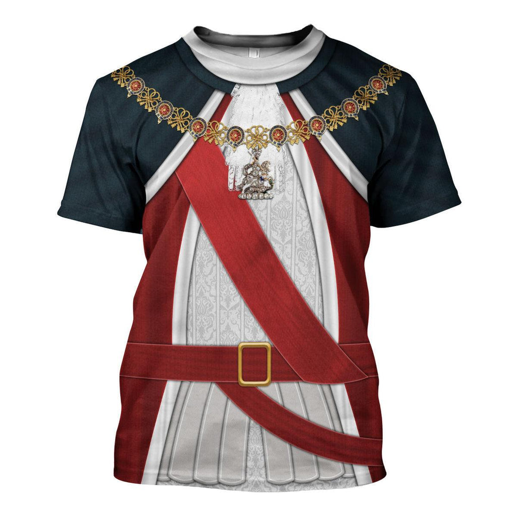 Gearhomie George I of England Costume Hoodie Sweatshirt T-Shirt Tracksuit - Gearhomie.com