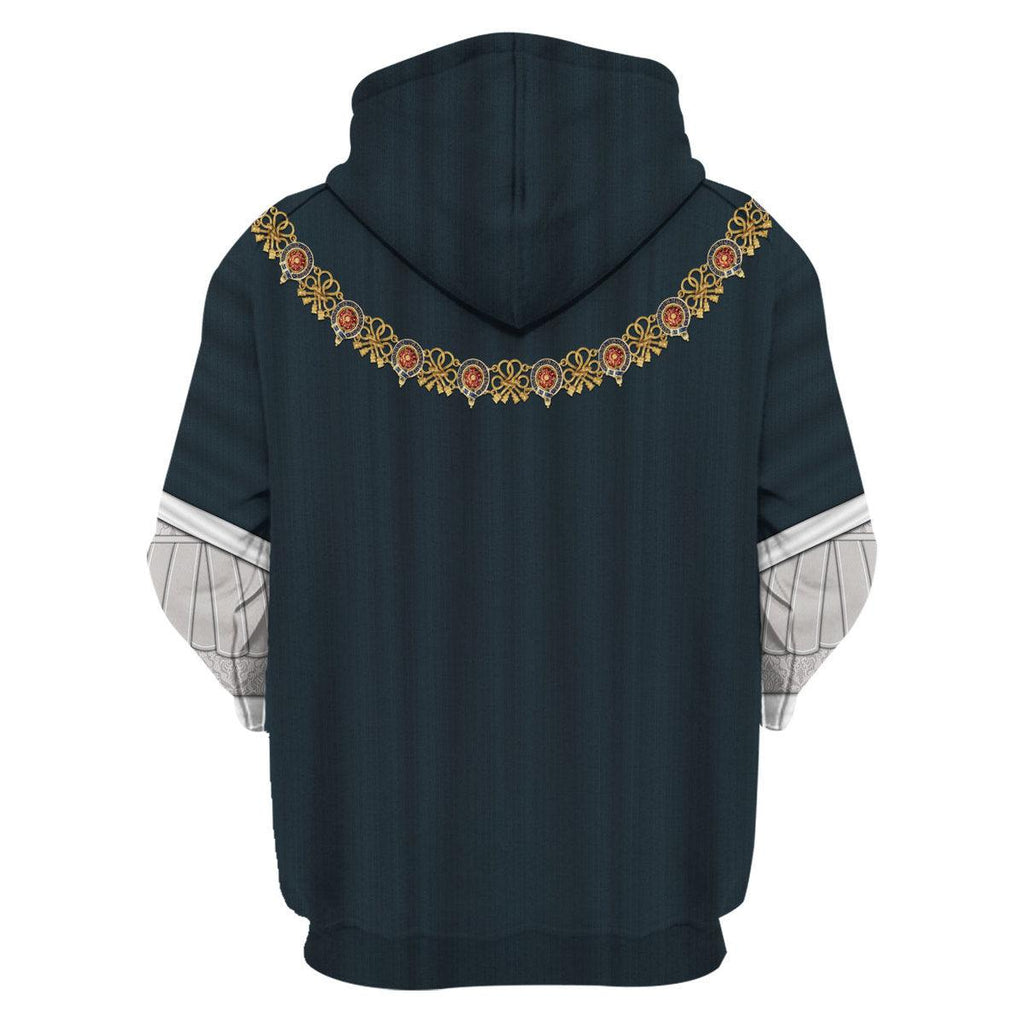 Gearhomie George I of England Costume Hoodie Sweatshirt T-Shirt Tracksuit - Gearhomie.com