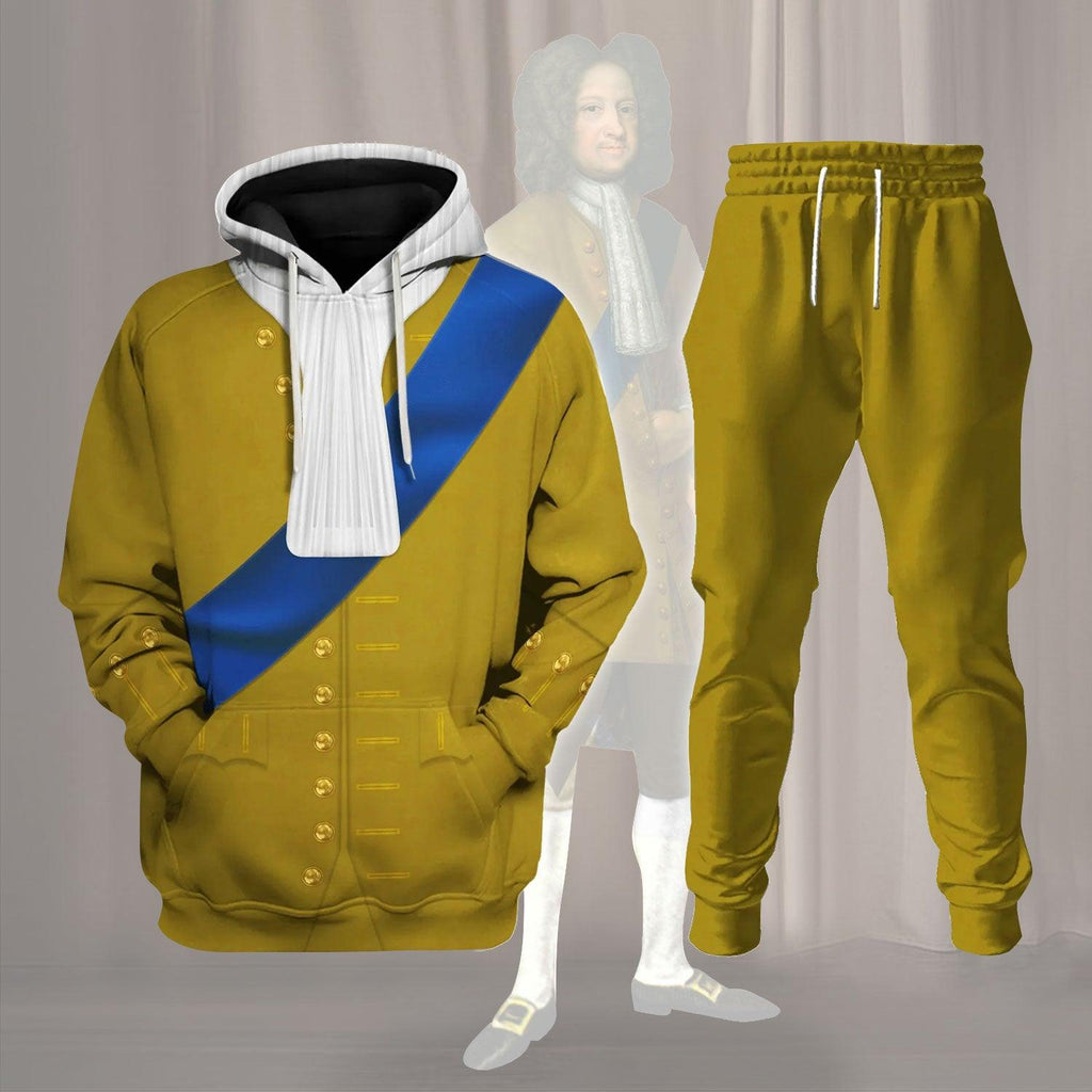 Gearhomie George I of Great Britain Costume Hoodie Sweatshirt T-Shirt Tracksuit - Gearhomie.com