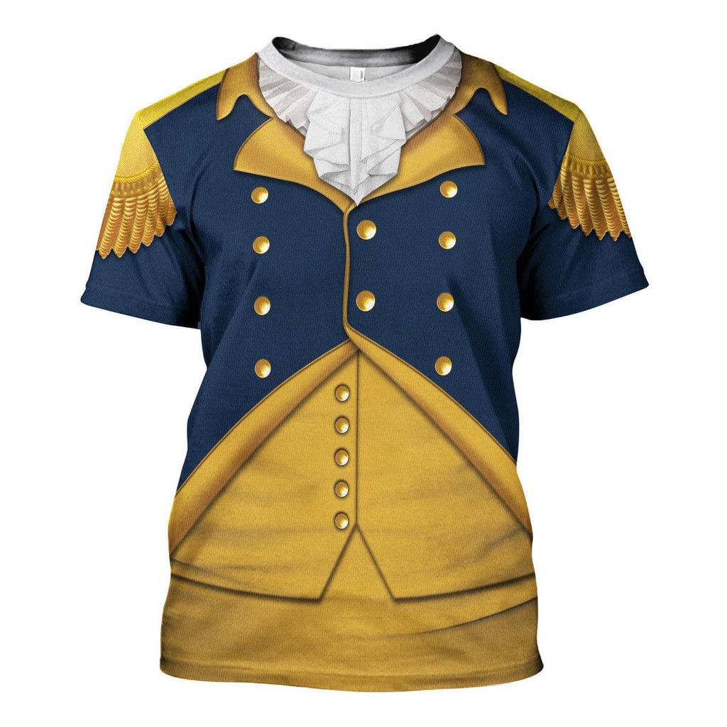 Gearhomie George Washington: Indispensable Man Uniform All Over Print Hoodie Sweatshirt T-Shirt Tracksuit - Gearhomie.com