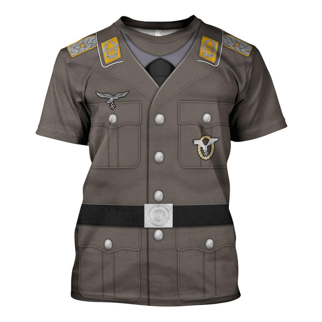 Gearhomie German Air Force (Luftwaffe)-Pilot-Full Dress Costume Hoodie Sweatshirt T-Shirt Tracksuit - Gearhomie.com