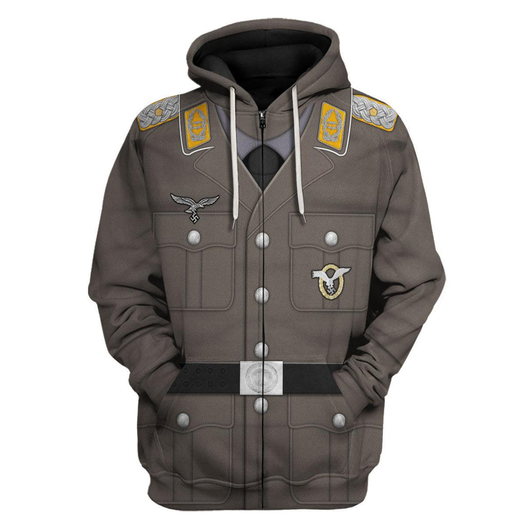 Gearhomie German Air Force (Luftwaffe)-Pilot-Full Dress Costume Hoodie Sweatshirt T-Shirt Tracksuit - Gearhomie.com