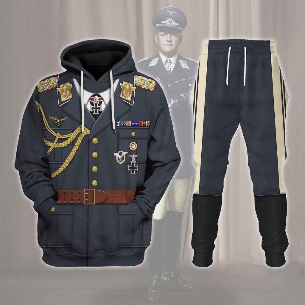 Gearhomie German General Erhard Milch Costume Hoodie Sweatshirt T-Shirt Tracksuit - Gearhomie.com