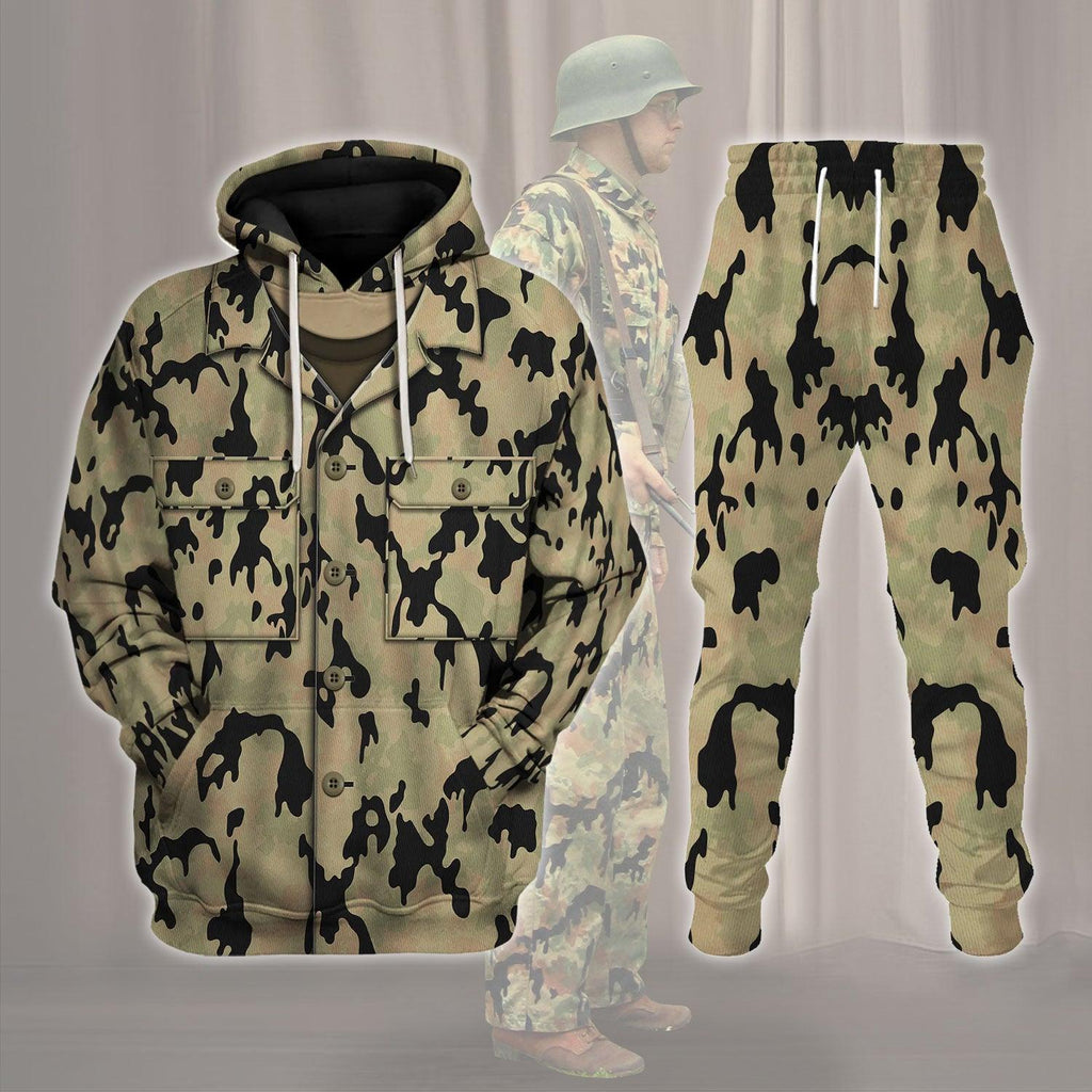 Gearhomie German Leibermuster Faded v2.0 CAMO Costume Hoodie Sweatshirt T-Shirt Tracksuit - Gearhomie.com