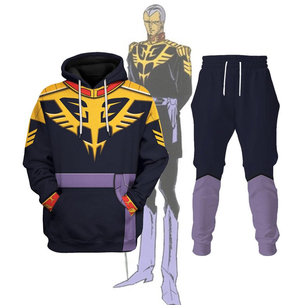 Gearhomie Gihren Zabi Gundam Costume All Over Print Tracksuit Hoodie - DucG