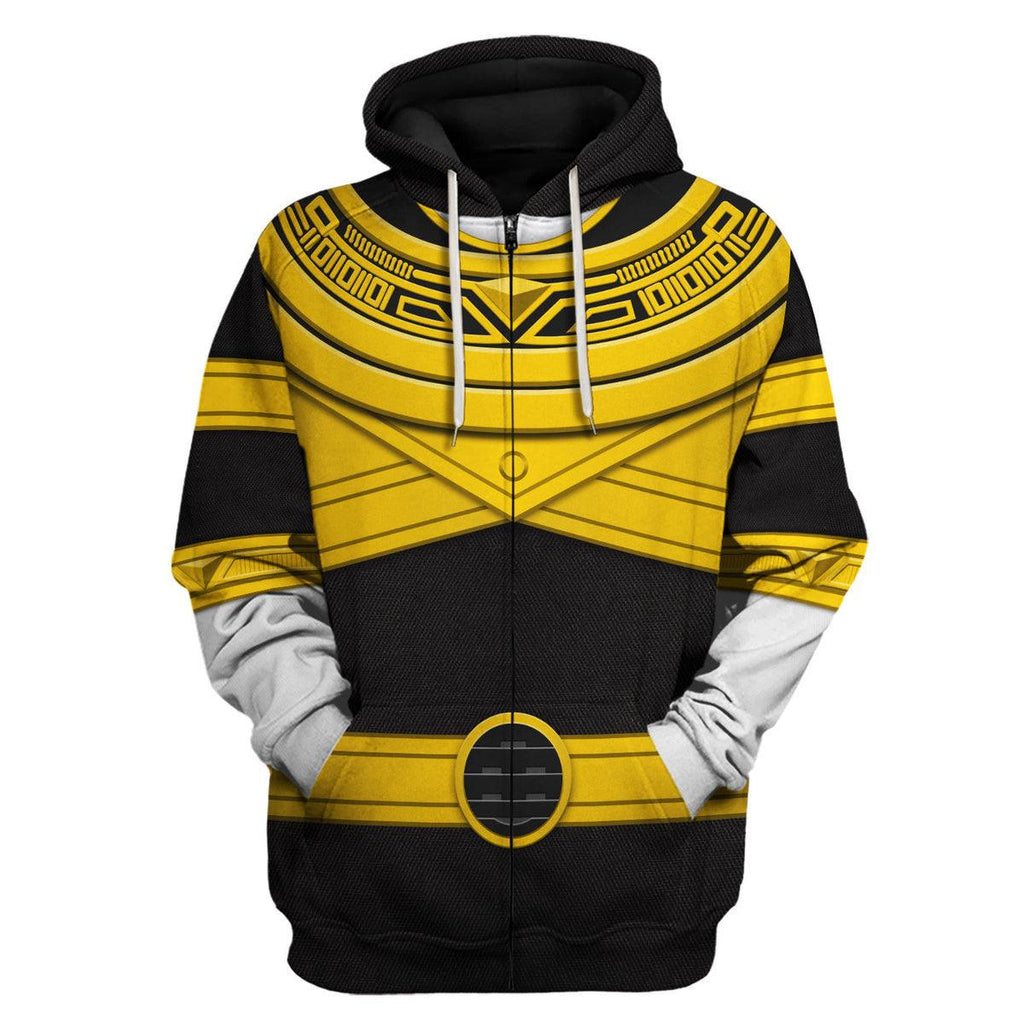 Gearhomie Gold Power Rangers Zeo Hoodies Sweatshirt T-shirt Hawaiian Tracksuit - Gearhomie.com