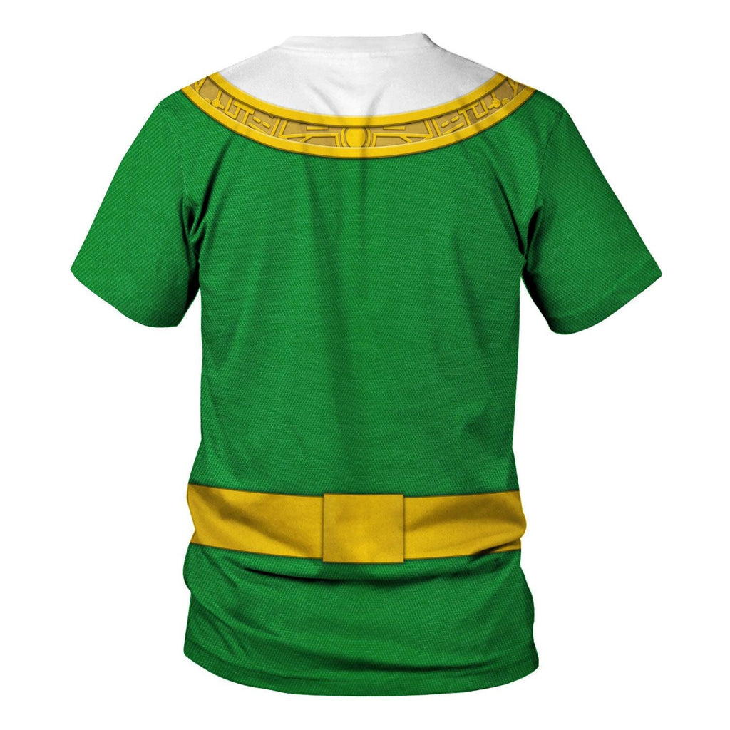 Gearhomie Green Power Rangers Zeo Hoodies Sweatshirt T-shirt Hawaiian Tracksuit - Gearhomie.com