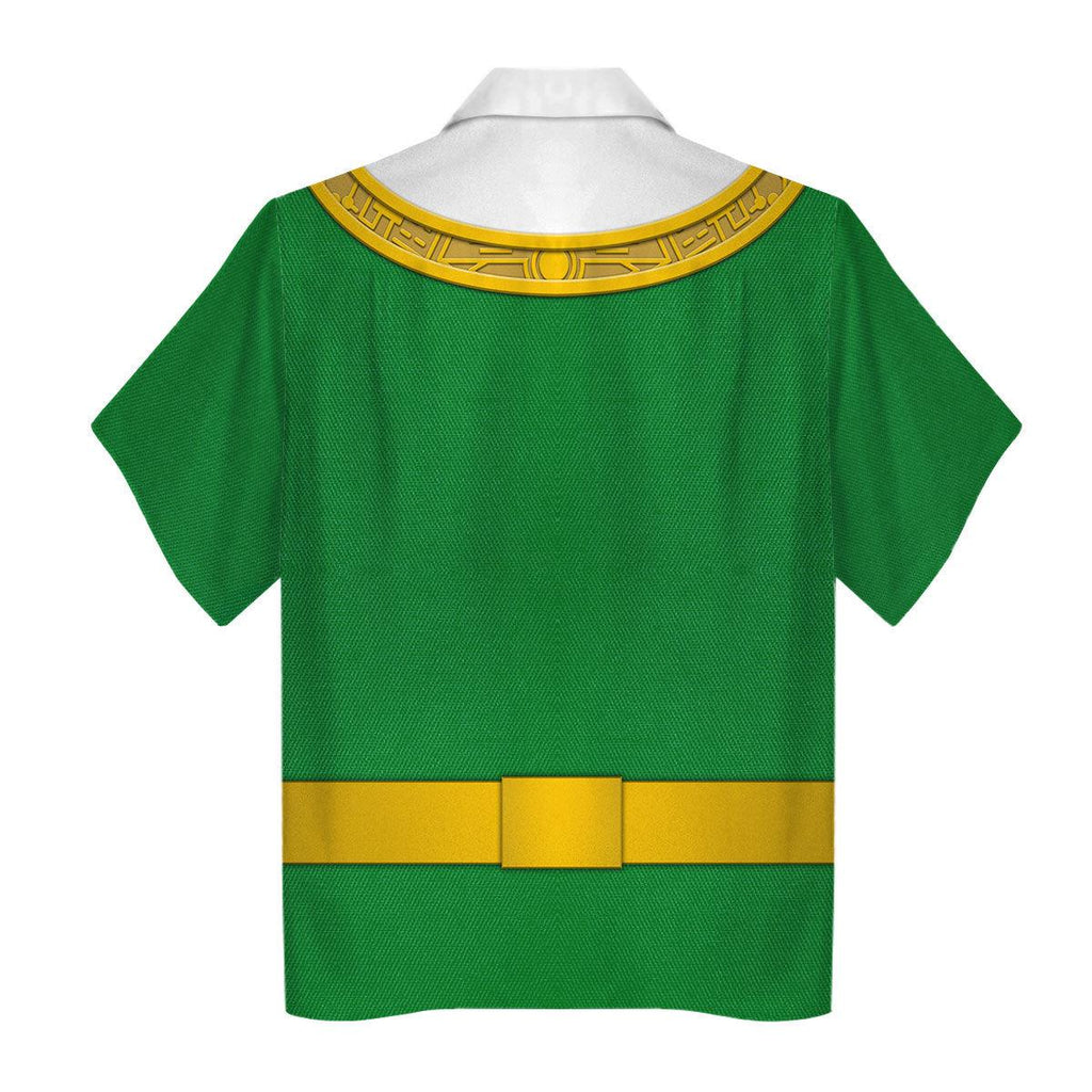 Gearhomie Green Power Rangers Zeo Hoodies Sweatshirt T-shirt Hawaiian Tracksuit - Gearhomie.com