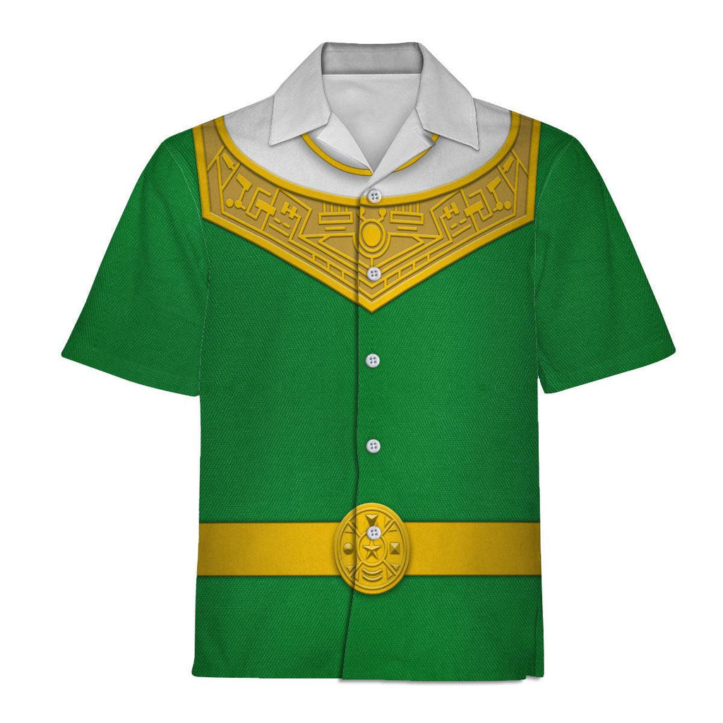 Gearhomie Green Power Rangers Zeo Hoodies Sweatshirt T-shirt Hawaiian Tracksuit - Gearhomie.com