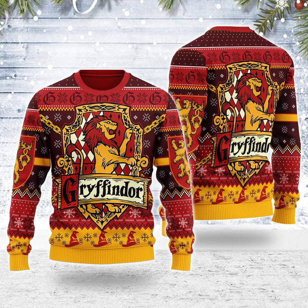 Gearhomie Gryffindor Christmas Sweater - Gearhomie.com