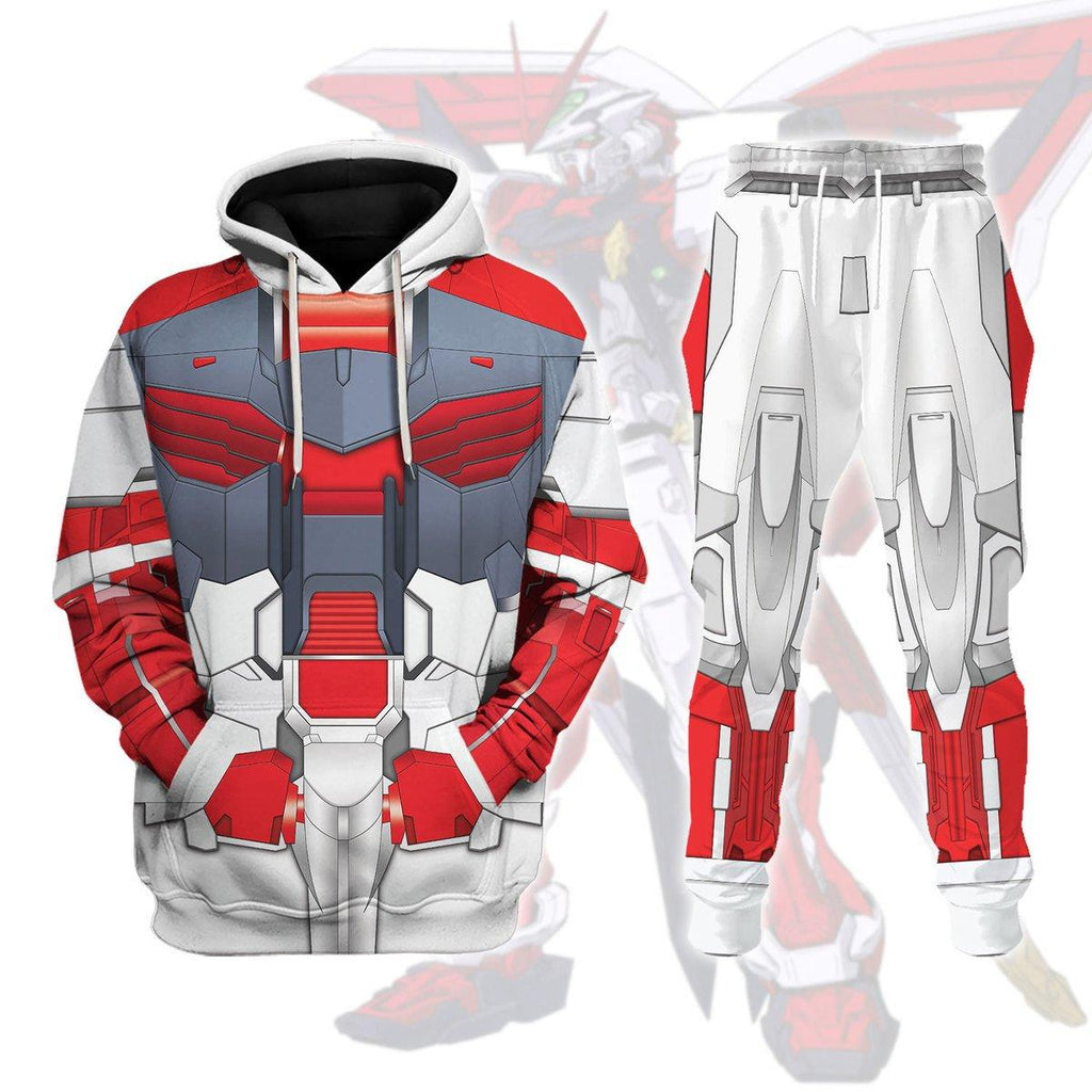 Gearhomie Gundam Astray Red Frame Costume All Over Print Tracksuit Hoodie - DucG