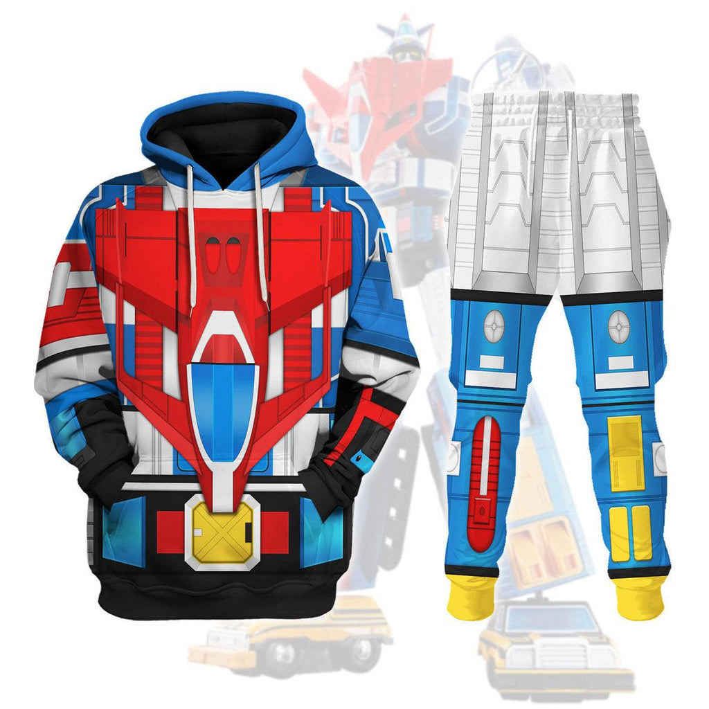 Gearhomie GX-88 Dairugger XV Hoodie T-shirt Sweatpants Cosplay - DucG