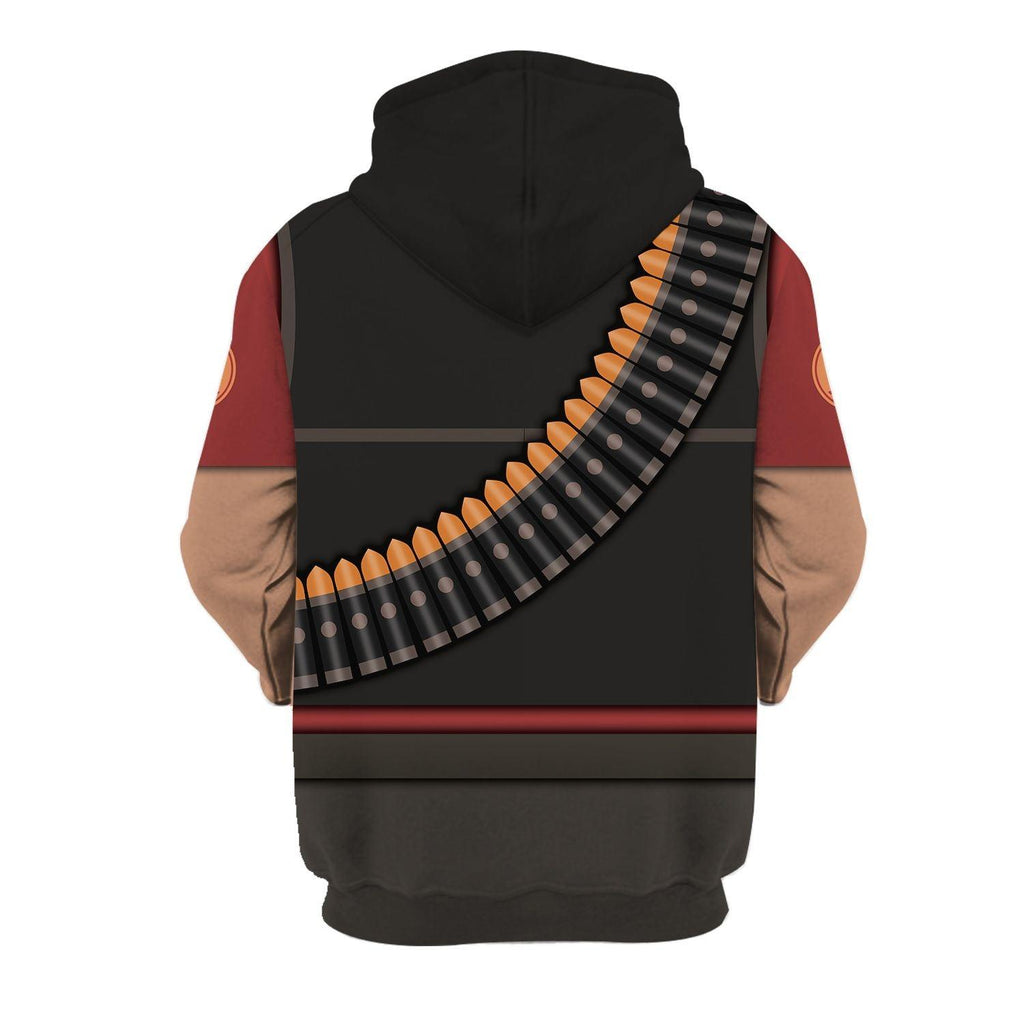 Gearhomie Heavy TF2 Costume Hoodie Sweatshirt T-Shirt Tracksuit - DucG