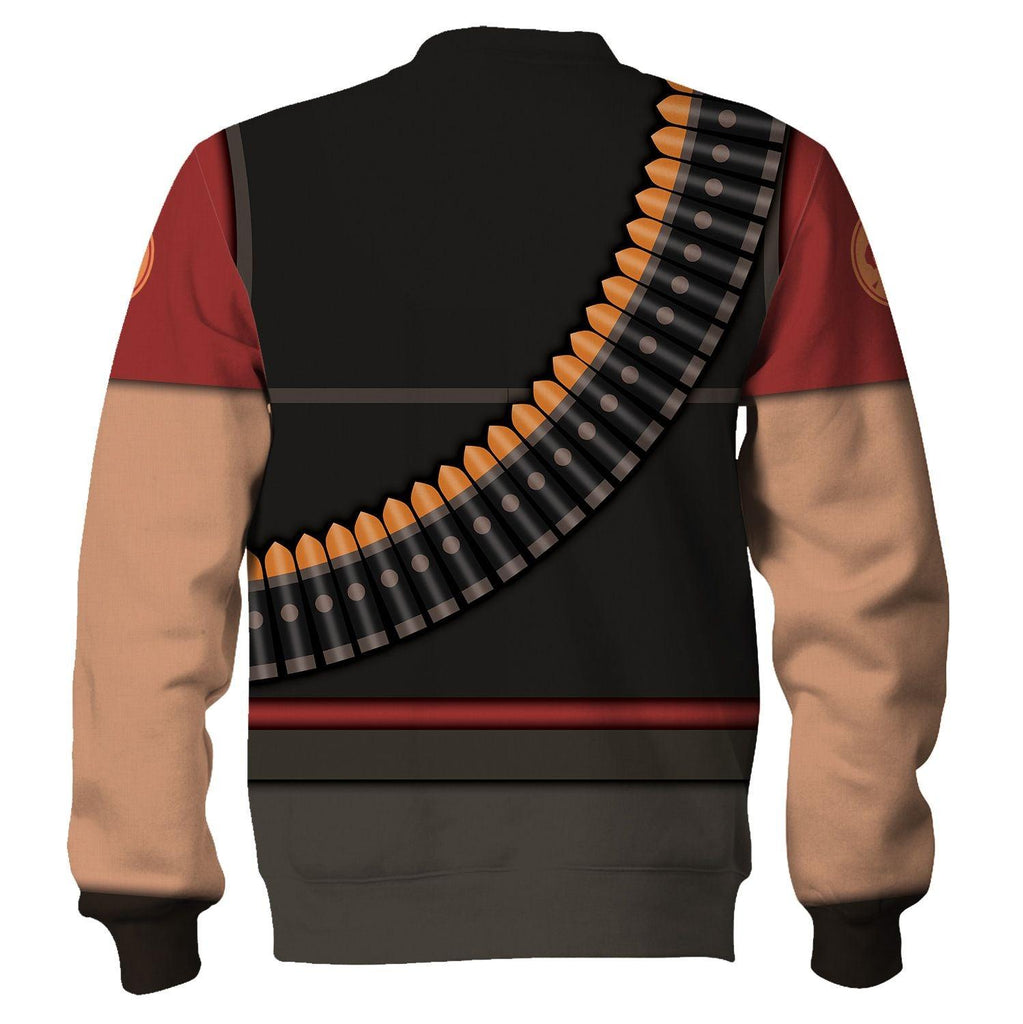 Gearhomie Heavy TF2 Costume Hoodie Sweatshirt T-Shirt Tracksuit - DucG