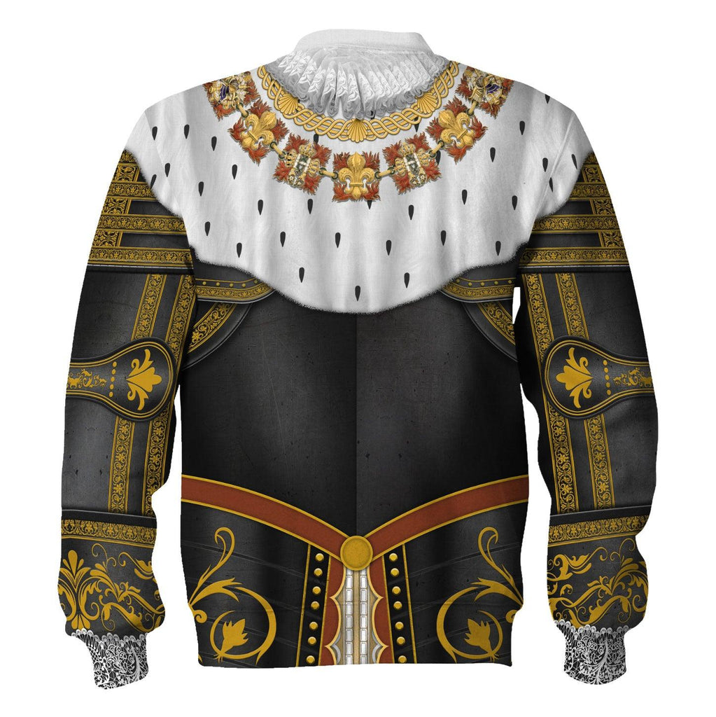 Gearhomie Henry IV De Bourbon Coronation Robes Costume All Over Print Hoodie Sweatshirt T-Shirt Tracksuit - Gearhomie.com