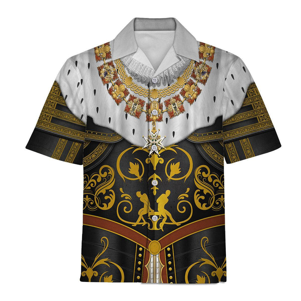 Gearhomie Henry IV De Bourbon Coronation Robes Costume All Over Print Hoodie Sweatshirt T-Shirt Tracksuit - Gearhomie.com