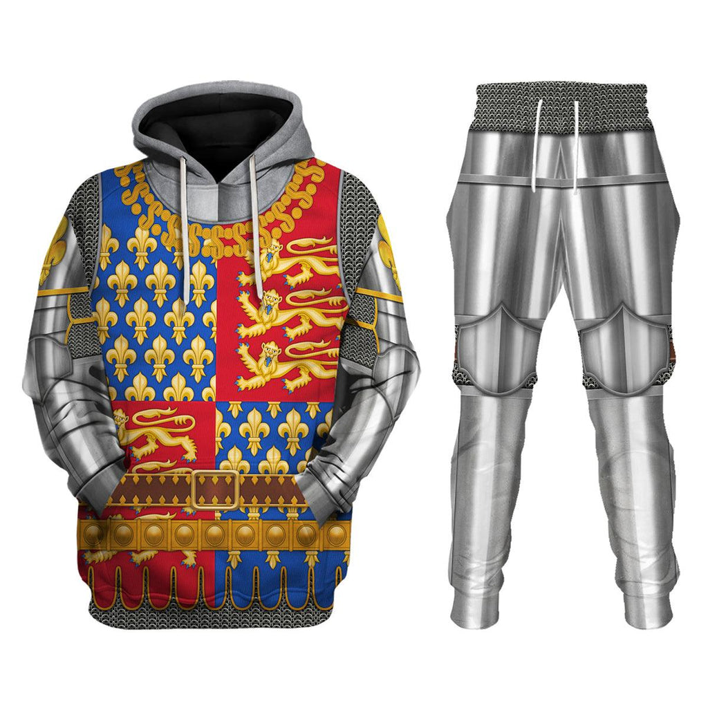 Gearhomie Henry IV Of England Amour Knights Costume Hoodie Sweatshirt T-Shirt Tracksuit - Gearhomie.com