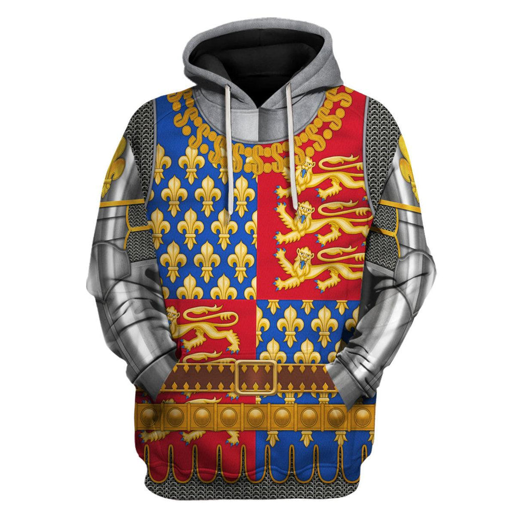 Gearhomie Henry IV Of England Amour Knights Costume Hoodie Sweatshirt T-Shirt Tracksuit - Gearhomie.com