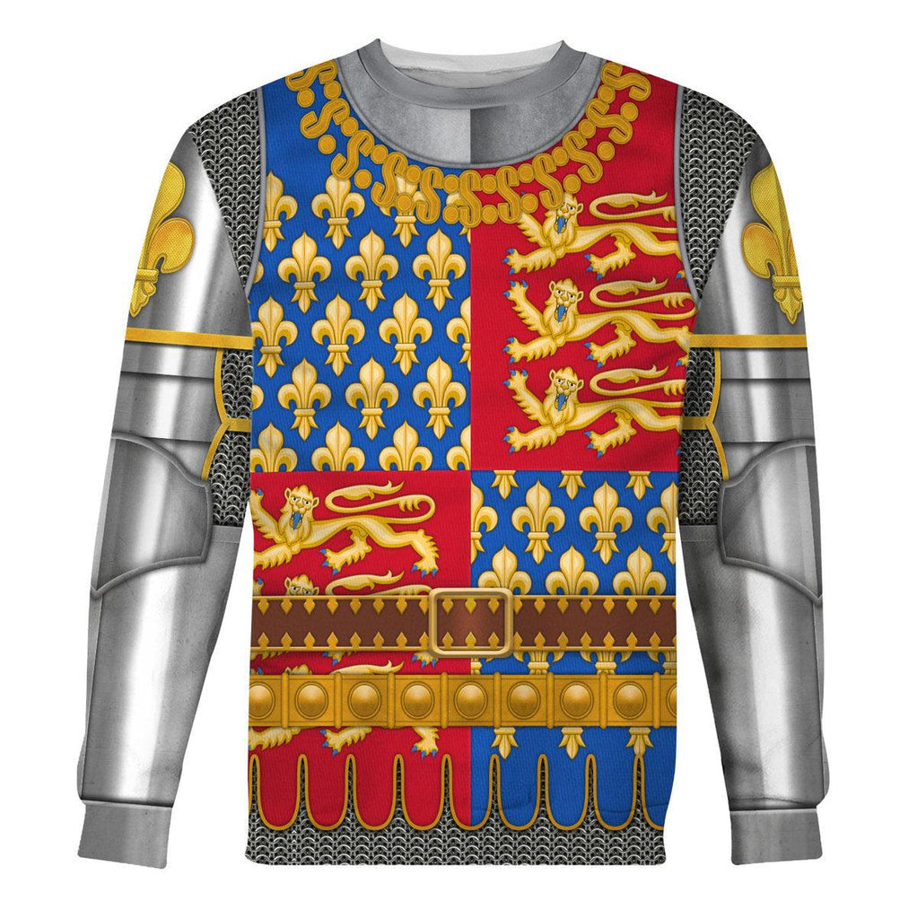 Gearhomie Henry IV Of England Amour Knights Costume Hoodie Sweatshirt T-Shirt Tracksuit - Gearhomie.com