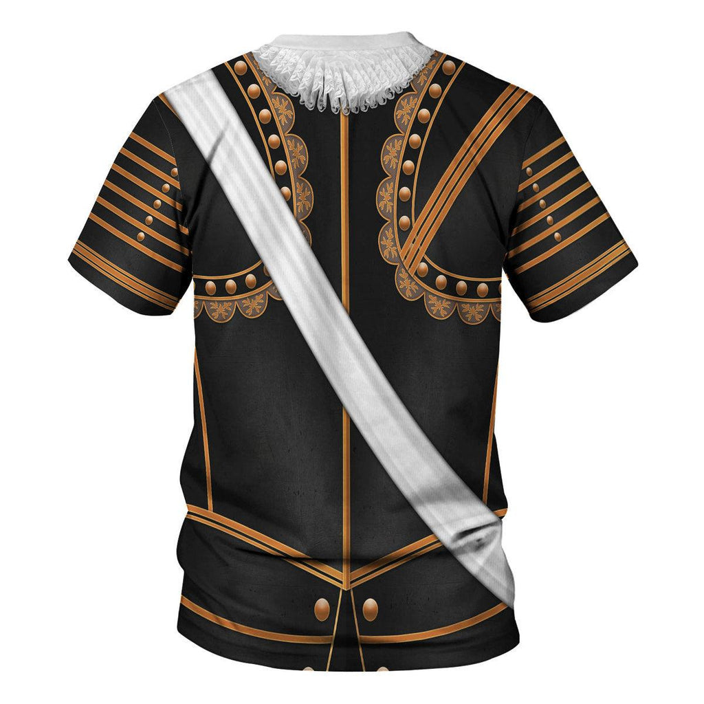 Gearhomie Henry IV of France Armour Costume All Over Print Hoodie Sweatshirt T-Shirt Tracksuit - Gearhomie.com