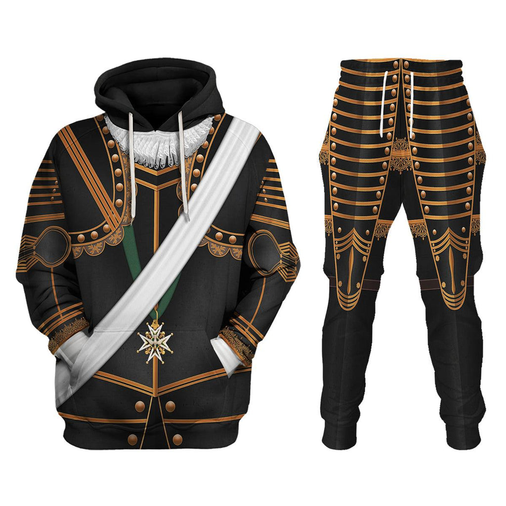 Gearhomie Henry IV of France Armour Costume All Over Print Hoodie Sweatshirt T-Shirt Tracksuit - Gearhomie.com