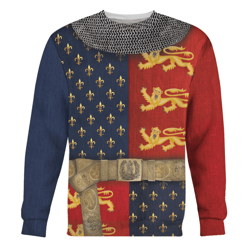 Gearhomie Henry V of England Costume Hoodie Sweatshirt T-Shirt Tracksuit - Gearhomie.com