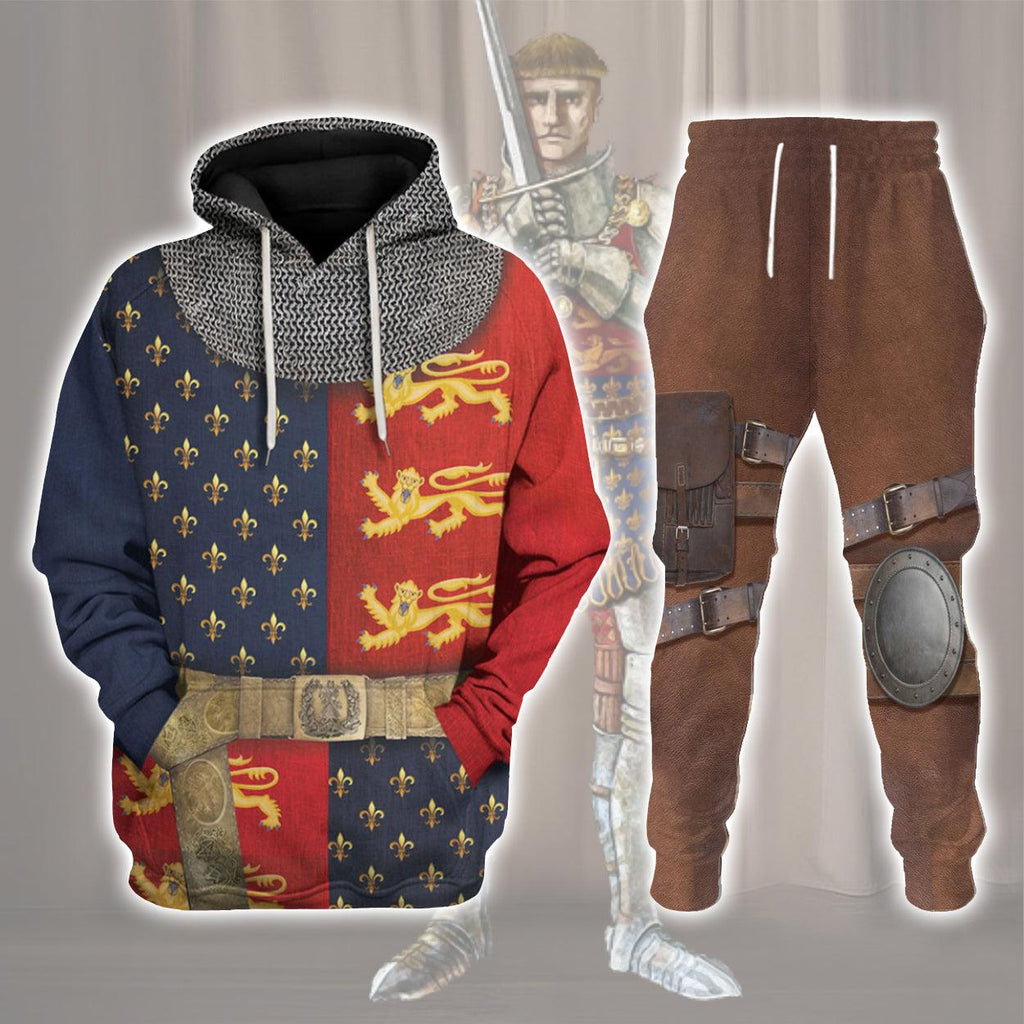 Gearhomie Henry V of England Knight Costume Hoodie Sweatshirt T-Shirt Tracksuit - Gearhomie.com