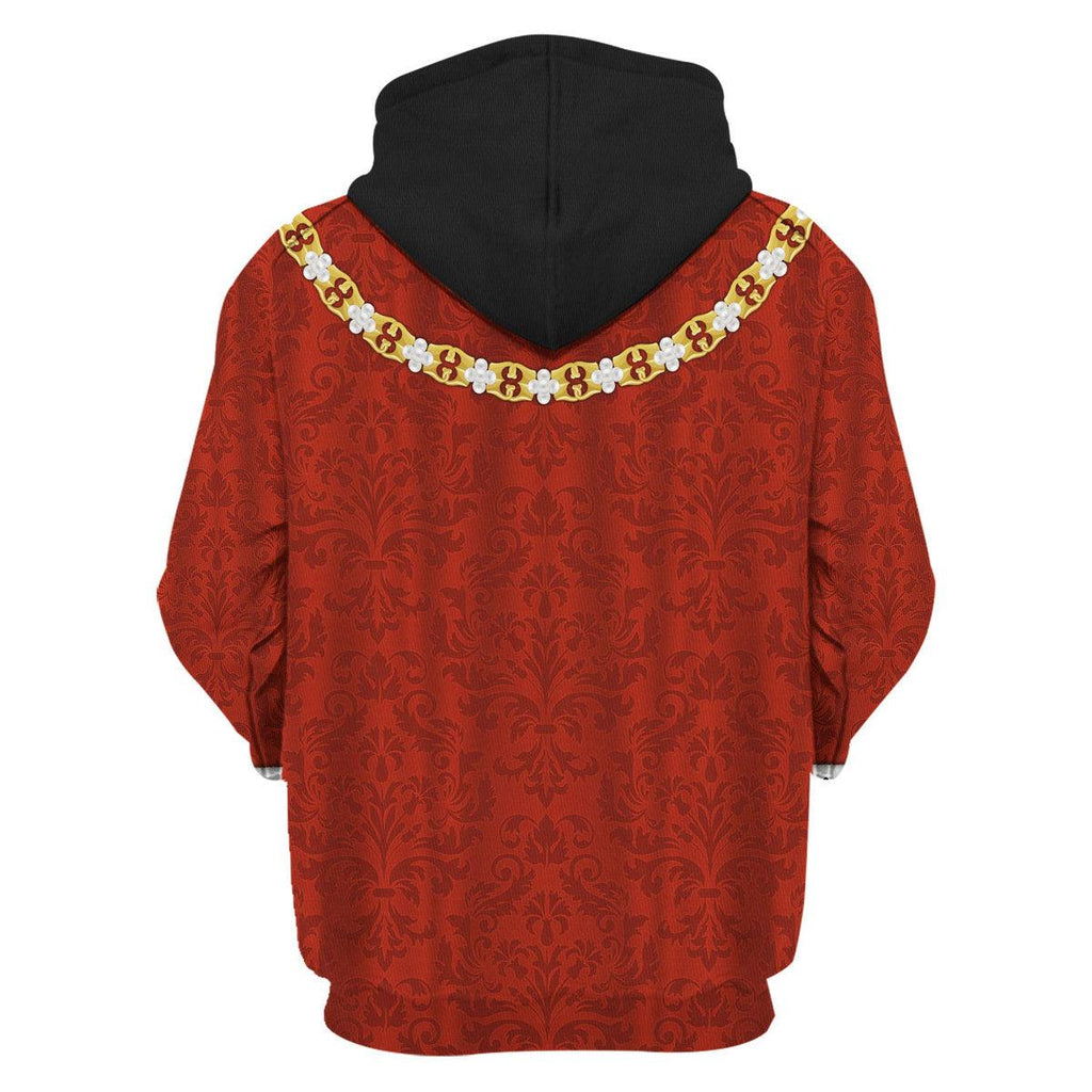 Gearhomie Henry VII of England Costume Hoodie Sweatshirt T-Shirt Tracksuit - Gearhomie.com