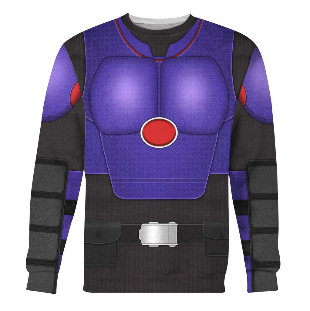 Gearhomie Hiro's Super Armor Cosplay Costume Hoodie Sweatshirt T-Shirt Sweatpants - Gearhomie.com